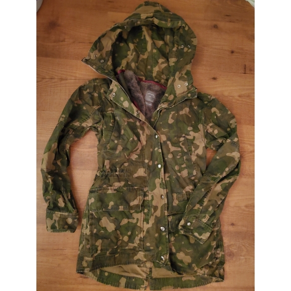 Camo 2 in 1 parka utility jacket - Picture 1 of 3